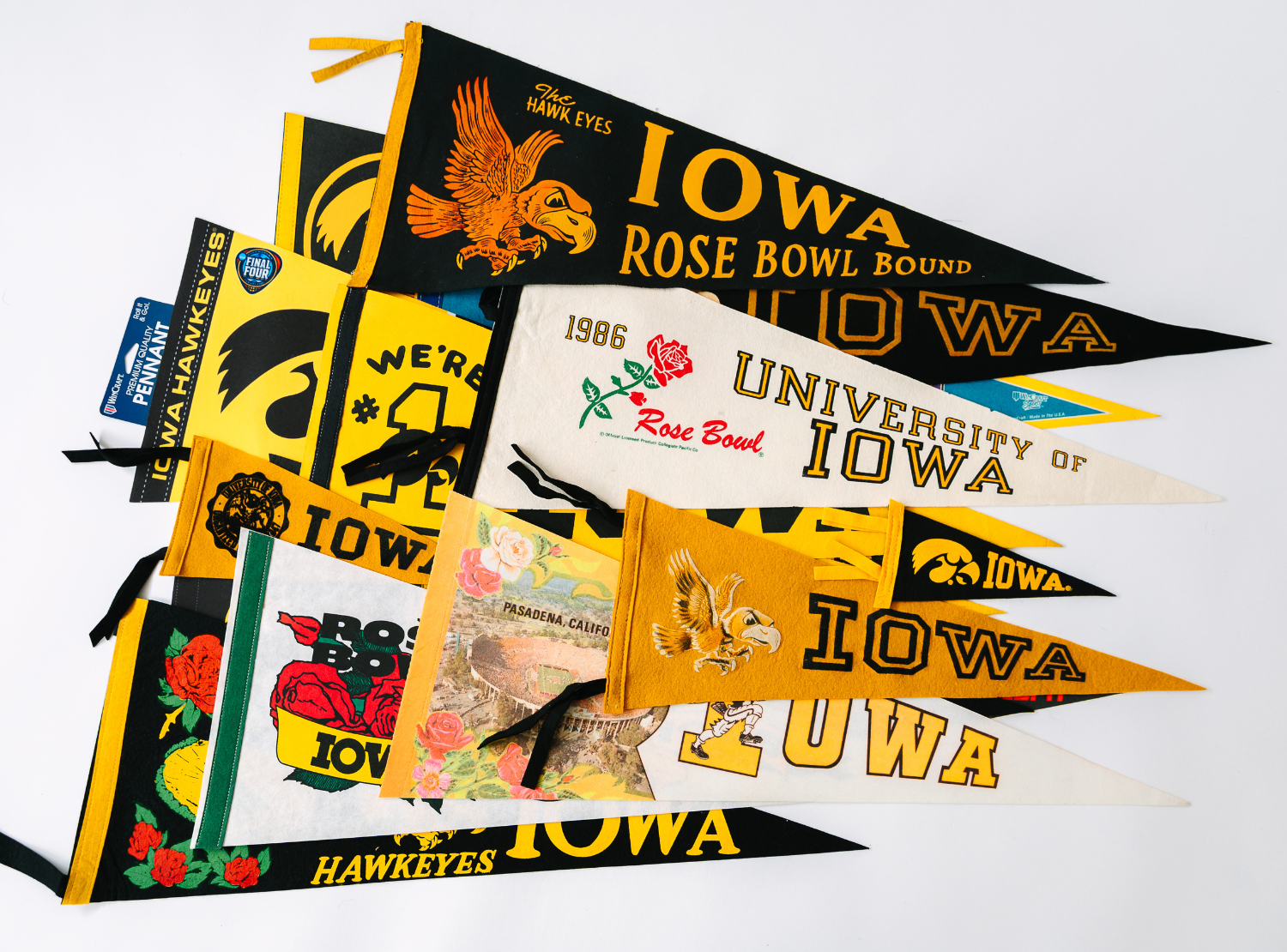 Iowa Hawkeye Pennants | HawkToys