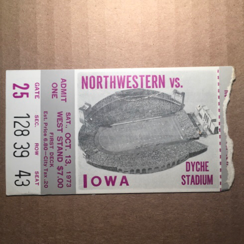 12/11/88 BEARS/LIONS FOOTBALL TICKET STUB