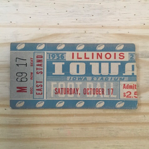 August 1979 Colts v Lions Ticket Stub Preseason game