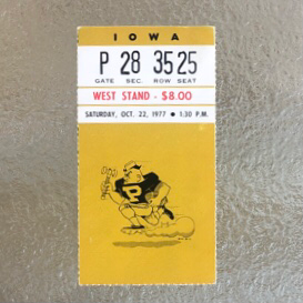 12/11/88 BEARS/LIONS FOOTBALL TICKET STUB